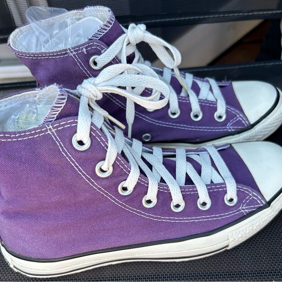 Converse Violet High-Top Sneakers - Picture 11 of 13